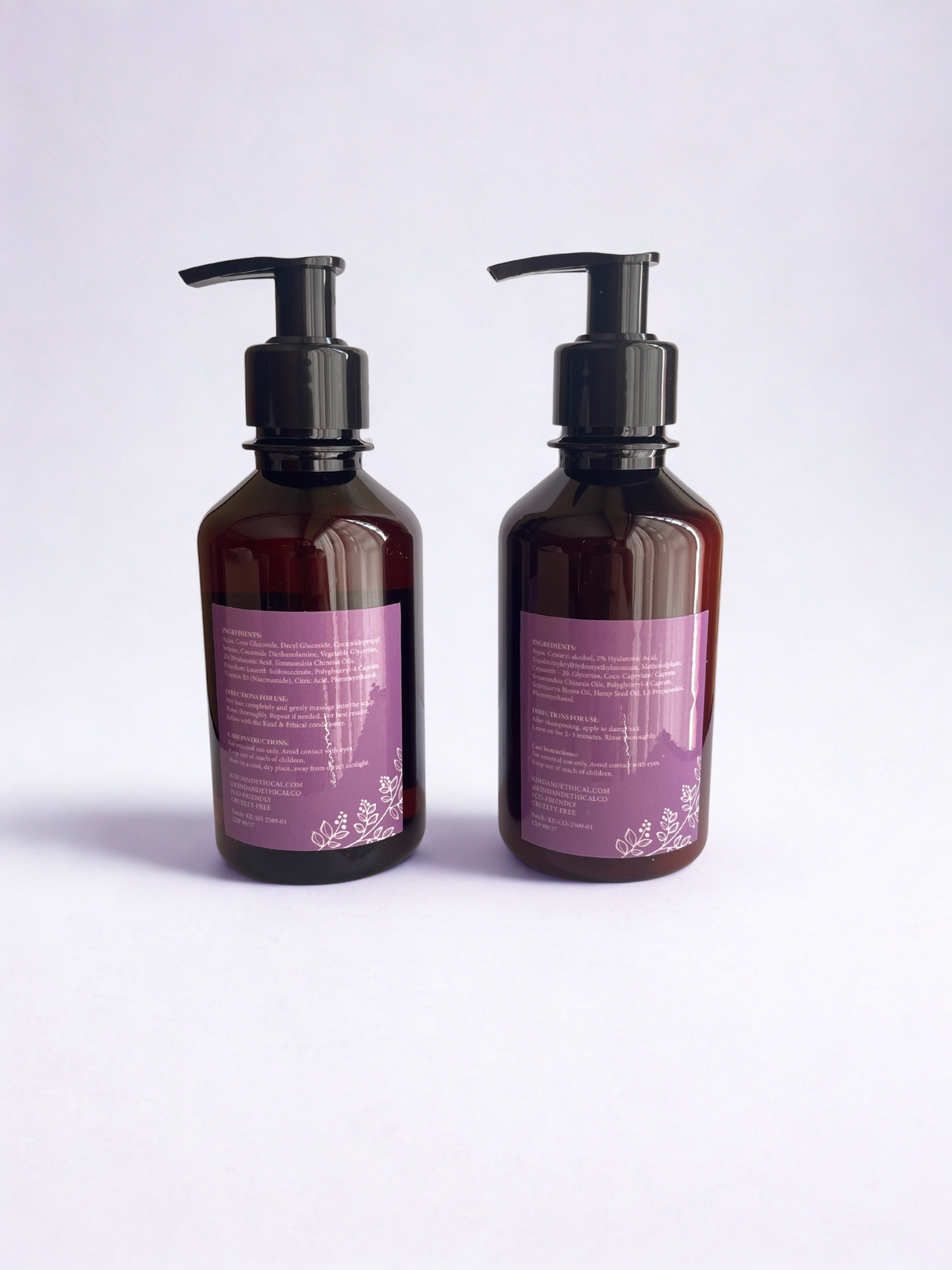 Sulphate-Free, Fragrance-Free Shampoo and Conditioner Bundle