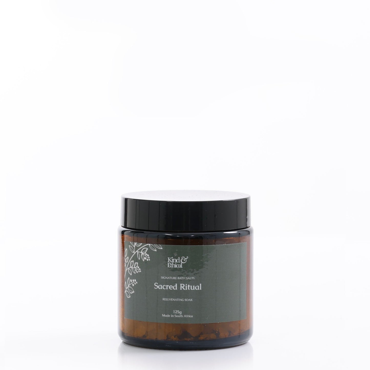 Jar labeled 'Sacred Ritual' on a white background